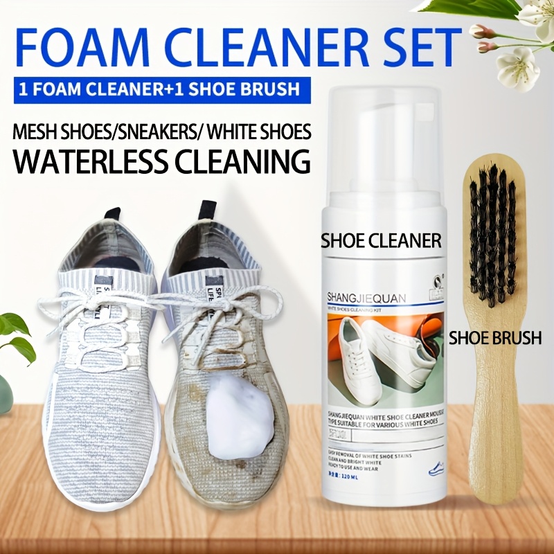 Sneaker Care Foam - [Penghilang Noda Tanpa Air] Pembersih Sepatu