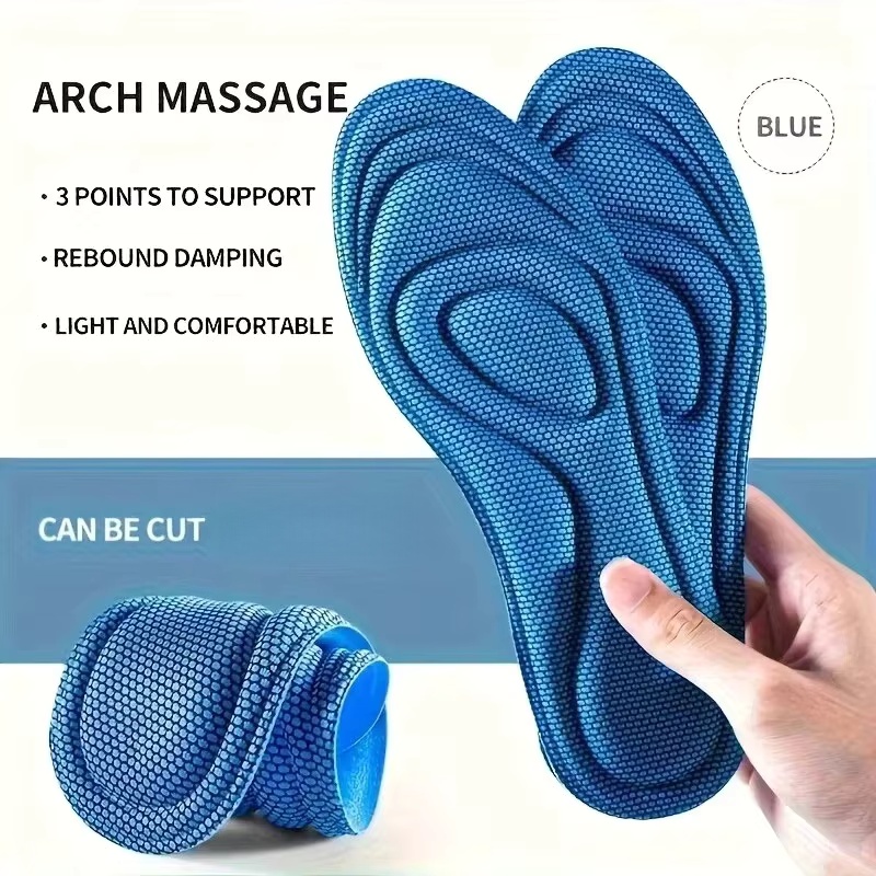 Insole Memory Foam - 4 Buah Sol Dalam Sepatu Olahraga