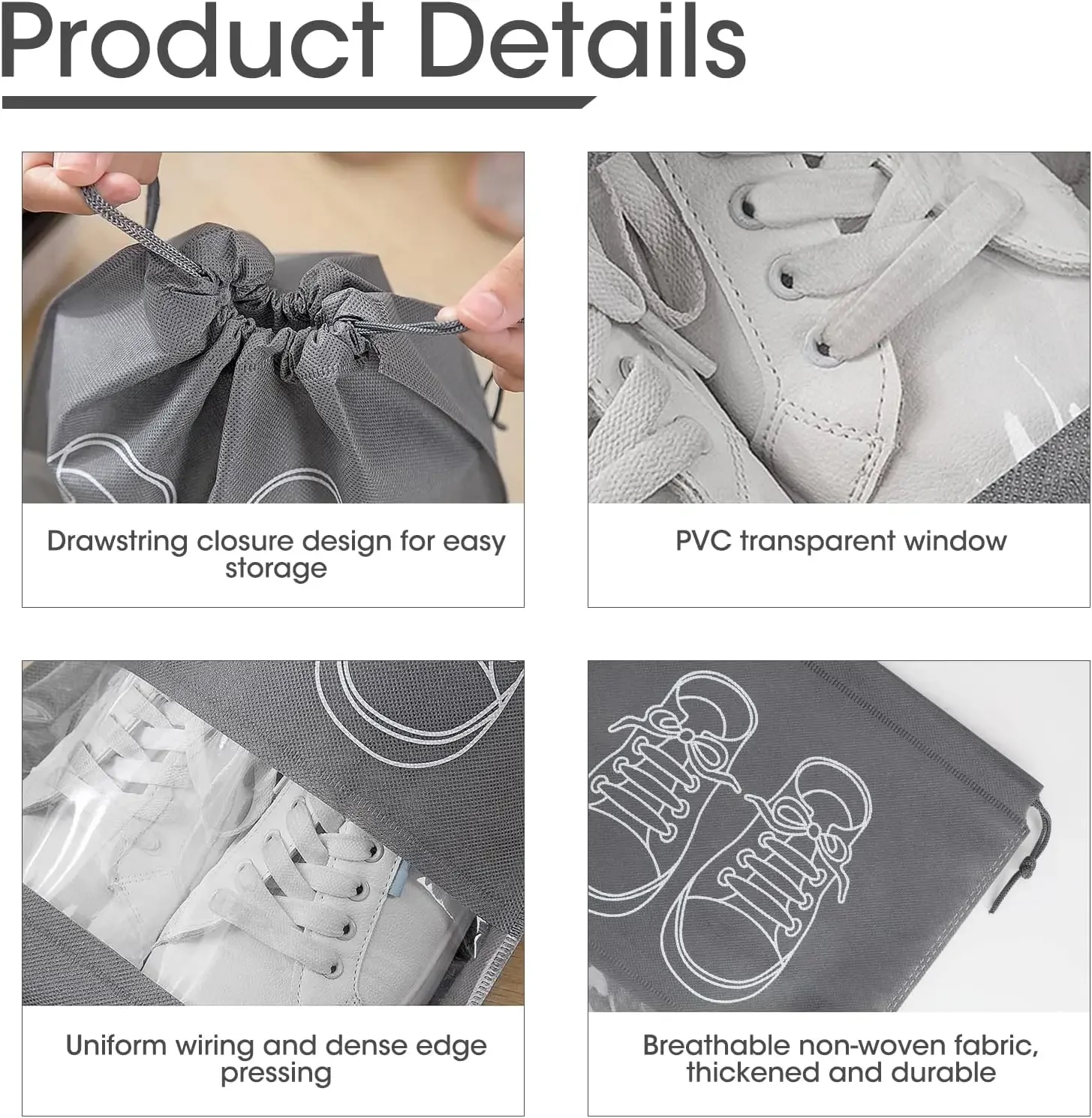 10 Buah Tas Penyimpanan Sepatu - Shoe Bag Dust ulasan dan harga