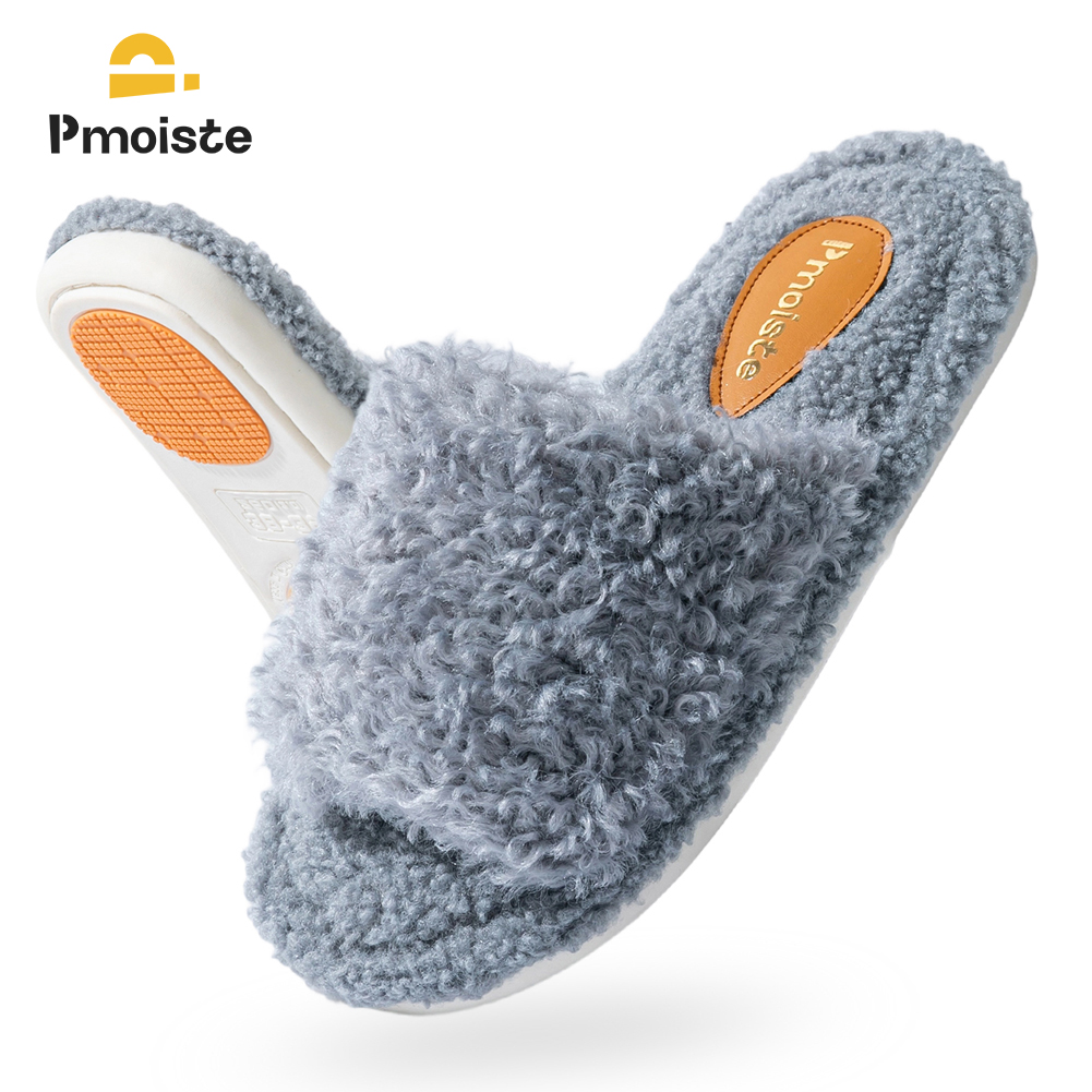 Pmoiste Sandal Rumah Fuzzy Wan - Insole Memory Foam ulasan dan harga